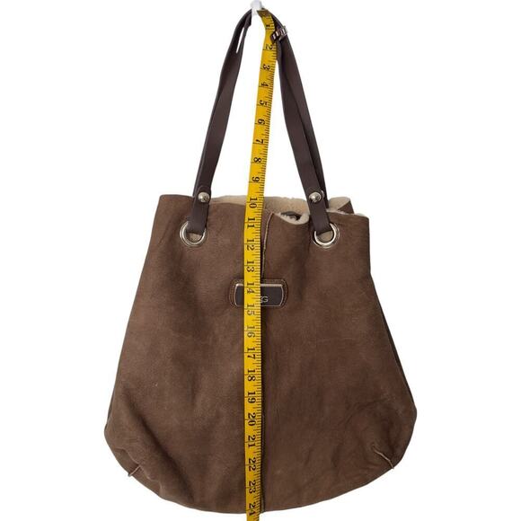 UGG Jane Shearling Brown Tote Bag - Picture 5 of 13